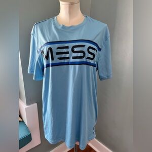 NWT Messi active jersey t shirt blue